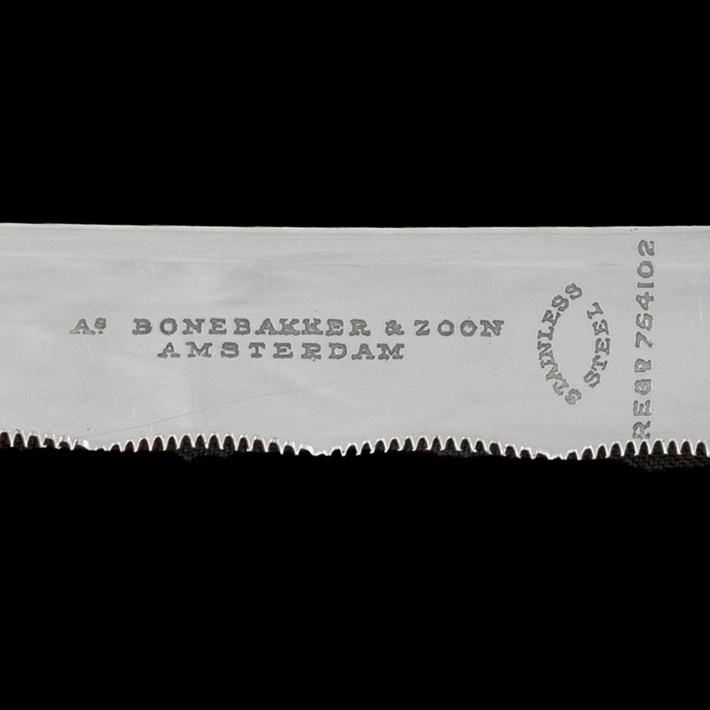 Faca para pão, Países Baixos, 1884