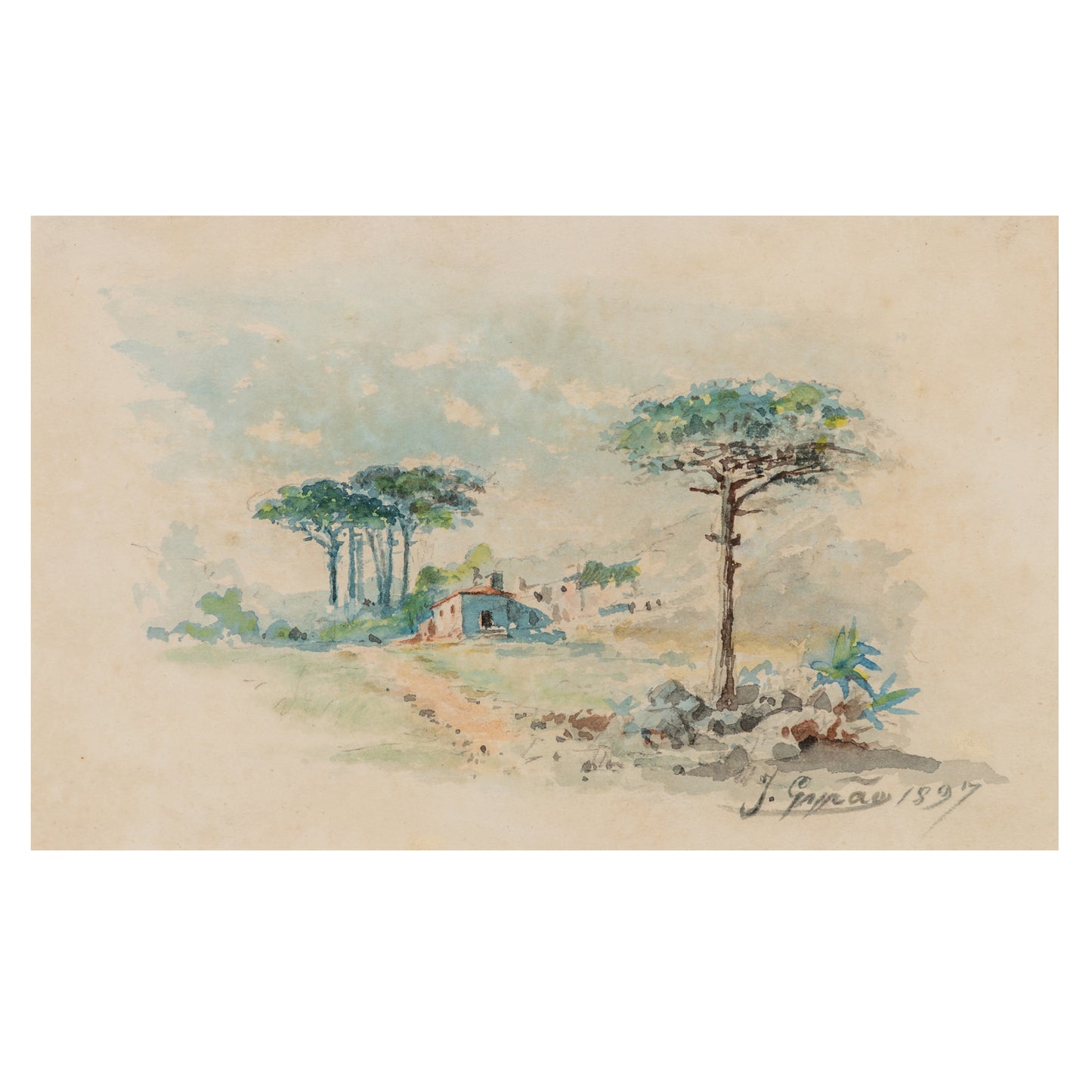 José M. Girão (1840-1916), Paisagem campestre