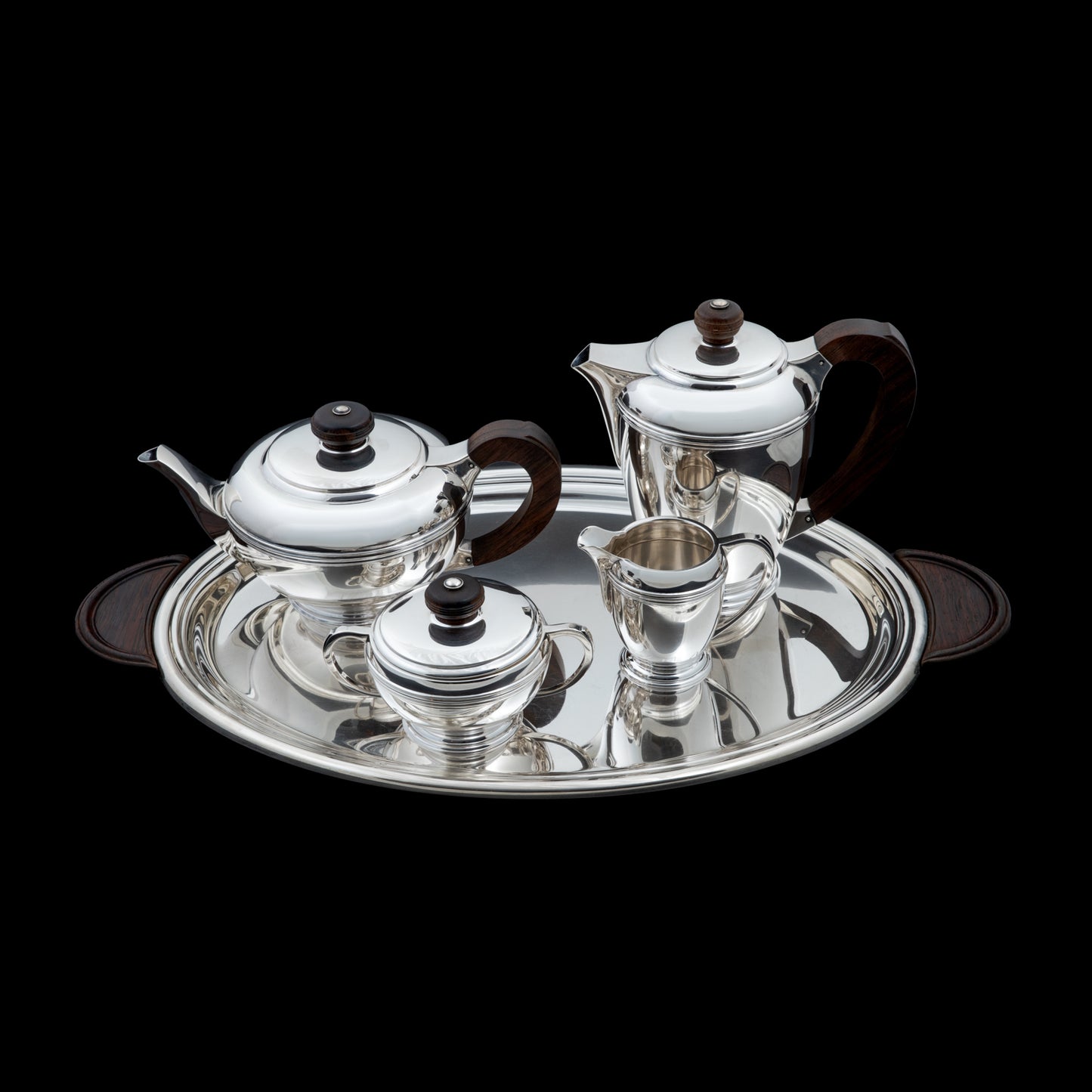 Serviço de chá e café em prata, Wolfers Frères, c.1936