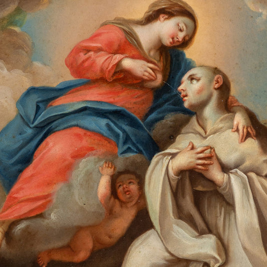 Escola Italiana, Visão de São Bernardo, 1723