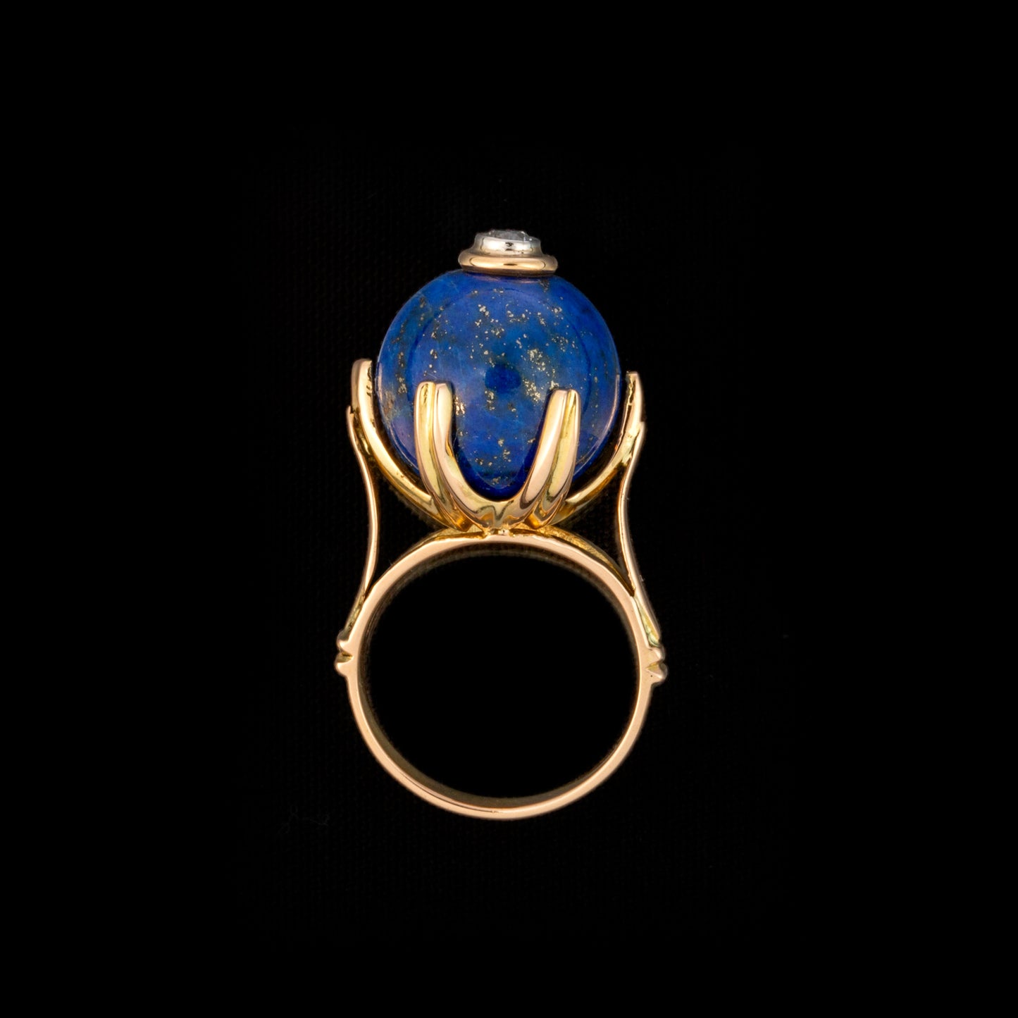 Anel em Ouro e Lápiz-Lazuli