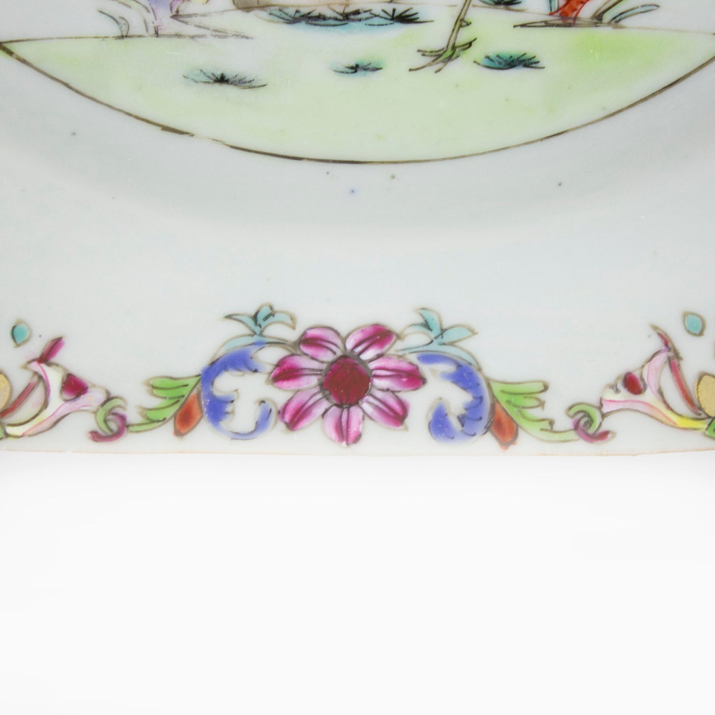 Par de Pratos Oitavados, Qianlong (1736-1795)