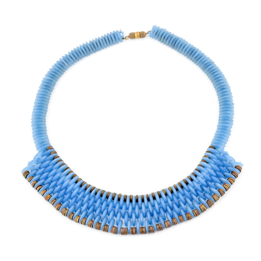 Colar com Contas em Vidro