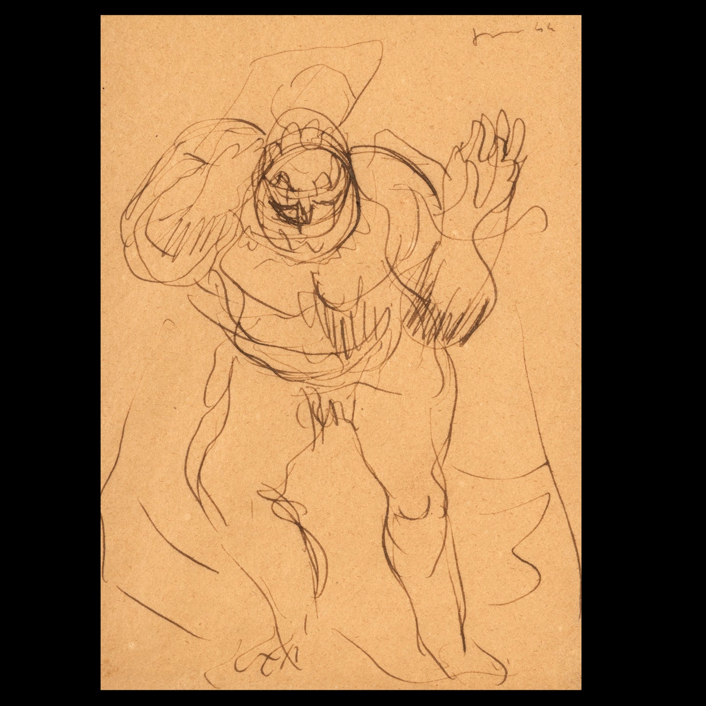 Lucio Fontana (1899-1968), Nudo Maschile, 1944