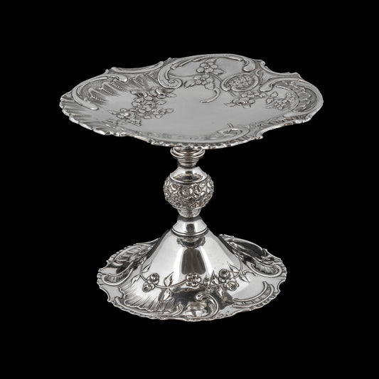 Aneleira de Pé Alto em Prata