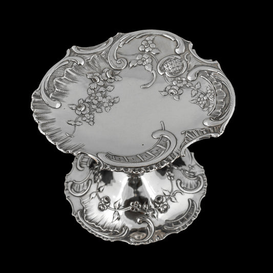 Aneleira de Pé Alto em Prata