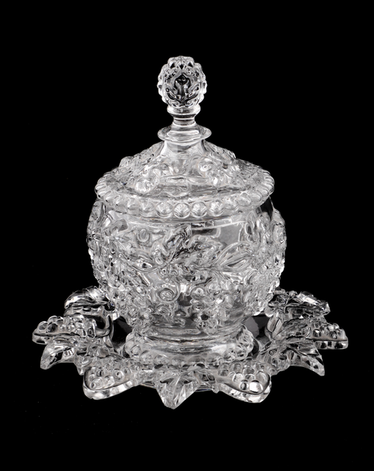Par de compoteiras em cristal Baccarat
