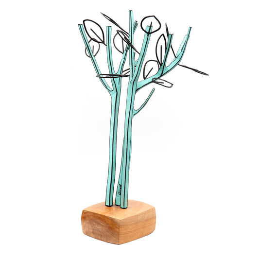 Carlos Ramos (n. 1960), escultura em madeira e ferro
