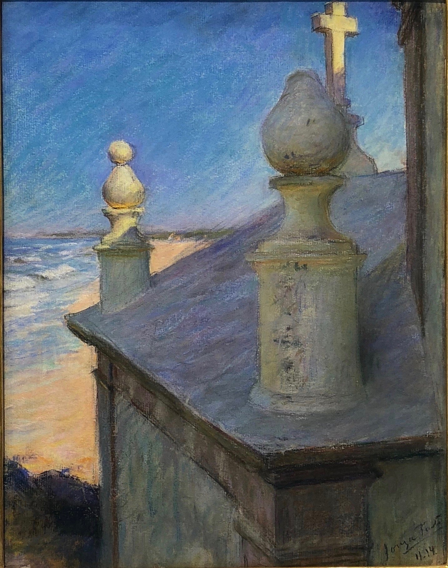 Souza Pinto, "Ermida junto à praia", 1914