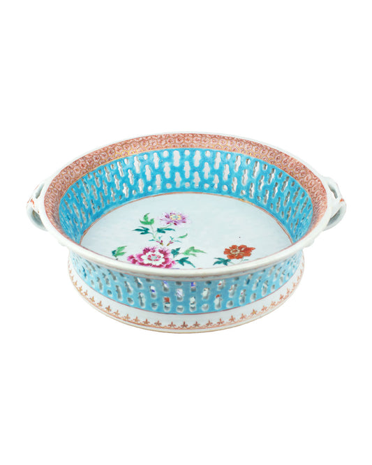 Cesto com Aba Rendilhada, Qianlong (1736-1795)