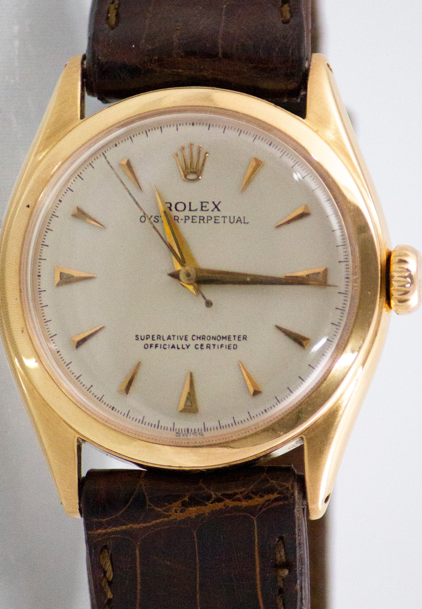 Rolex Semi-Bubbleback, Ouro 18 kt, Ref: 6084